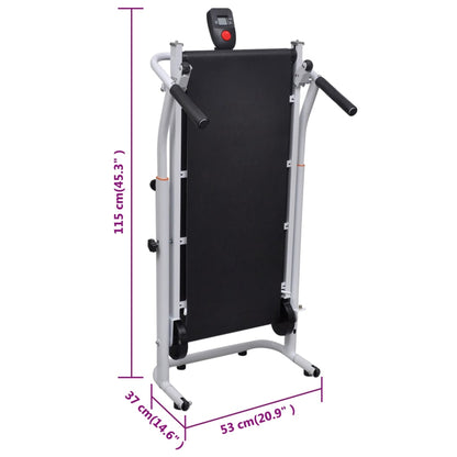 Mini-Loopband Inklapbaar 93X36 Cm Zwart