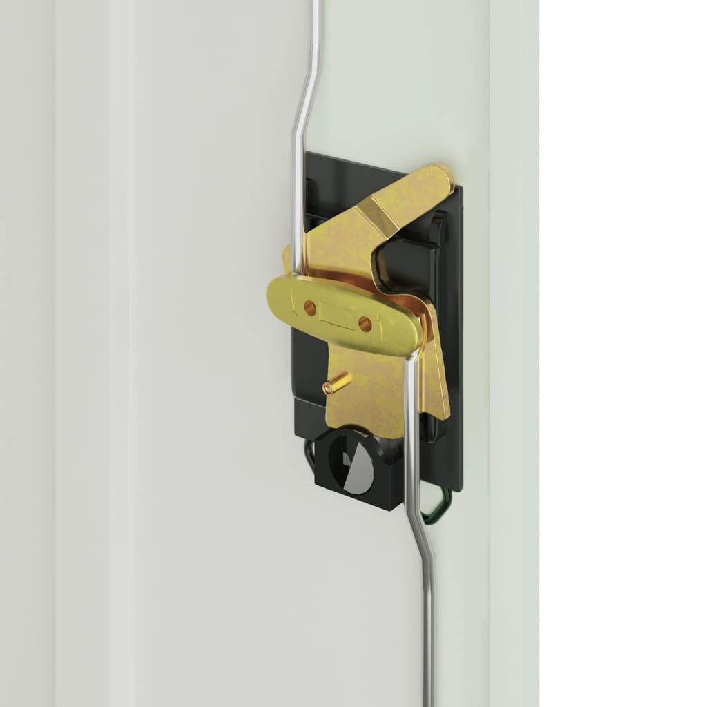 Kantoorkast Met 2 Deuren 90 Cm Staal Grijs 90 x 40 x 90 cm Lichtgrijs