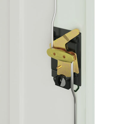 Kantoorkast Met 2 Deuren 90 Cm Staal Grijs 90 x 40 x 90 cm Lichtgrijs