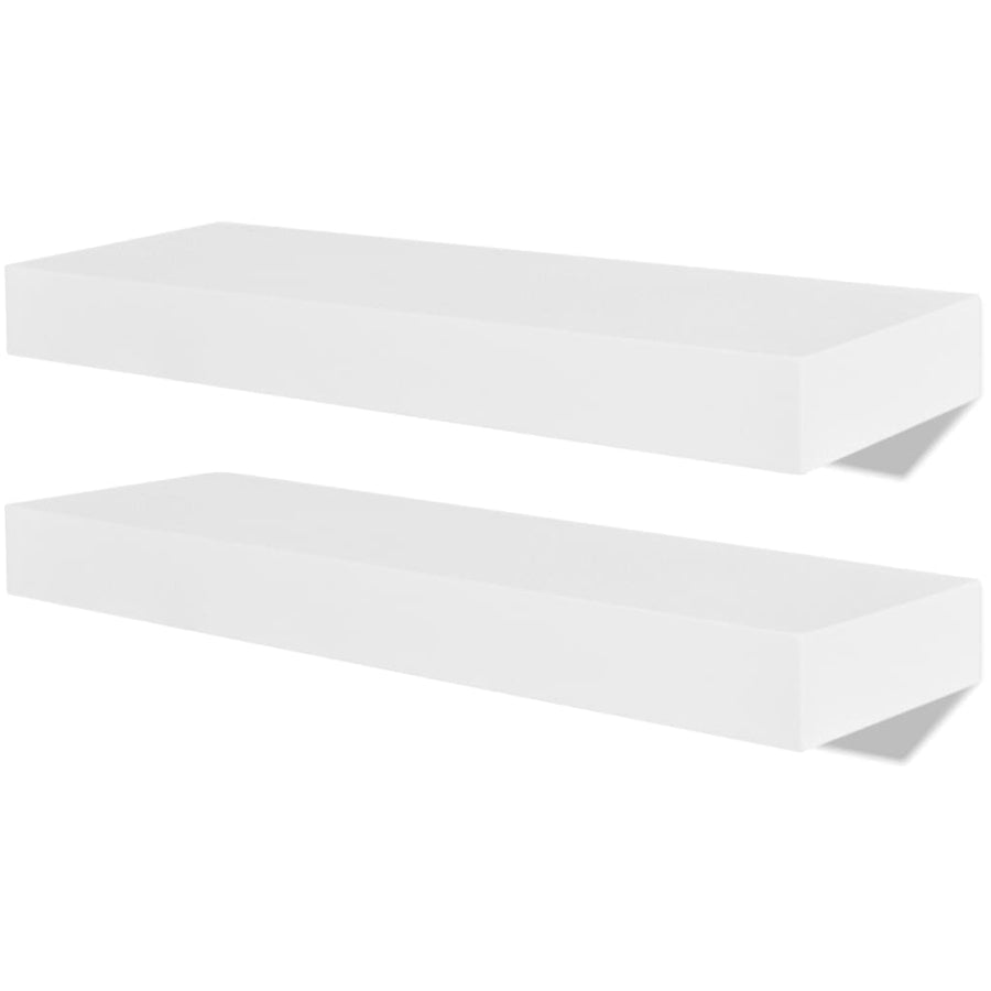 Wandplanken Mdf Zwevend Voor Boeken/Dvd St 2 40 cm