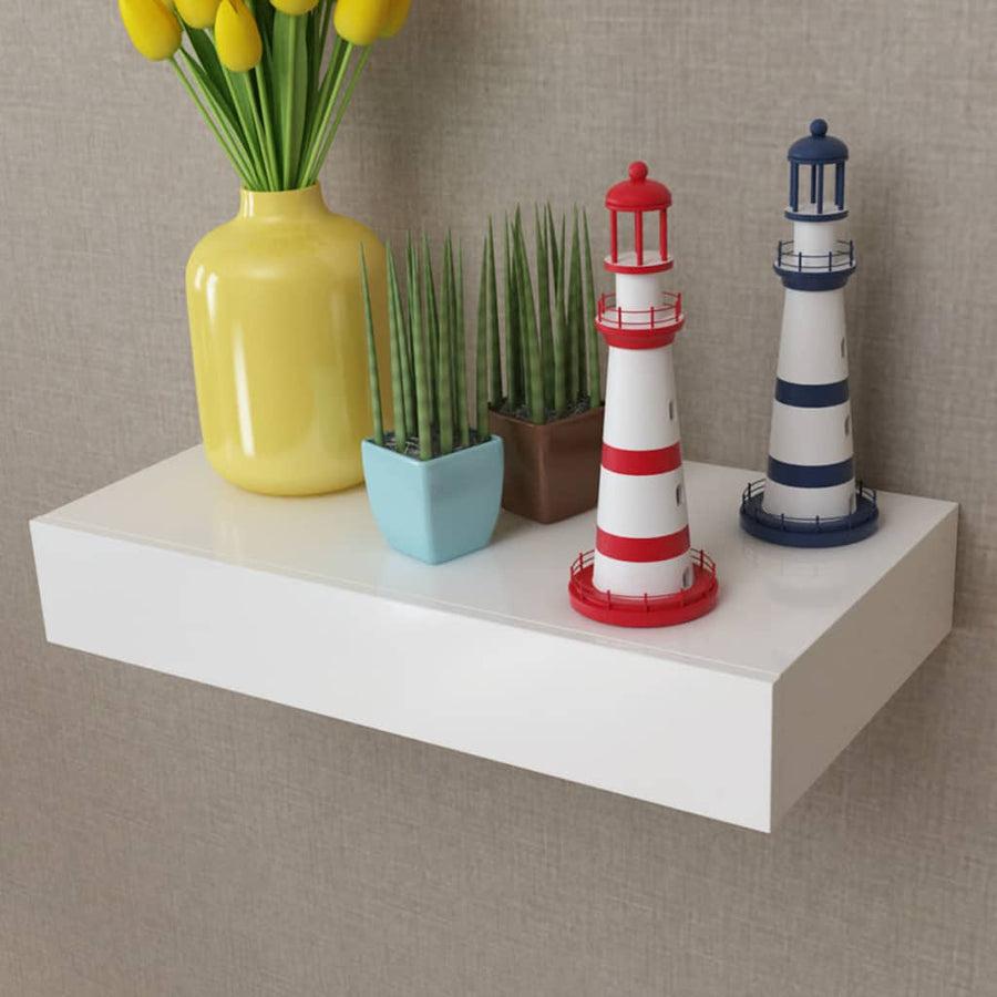 Wandschap Met Lade Zwevend Mdf 1 48 cm