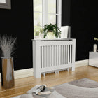 Radiator cover 112 cm MDF white