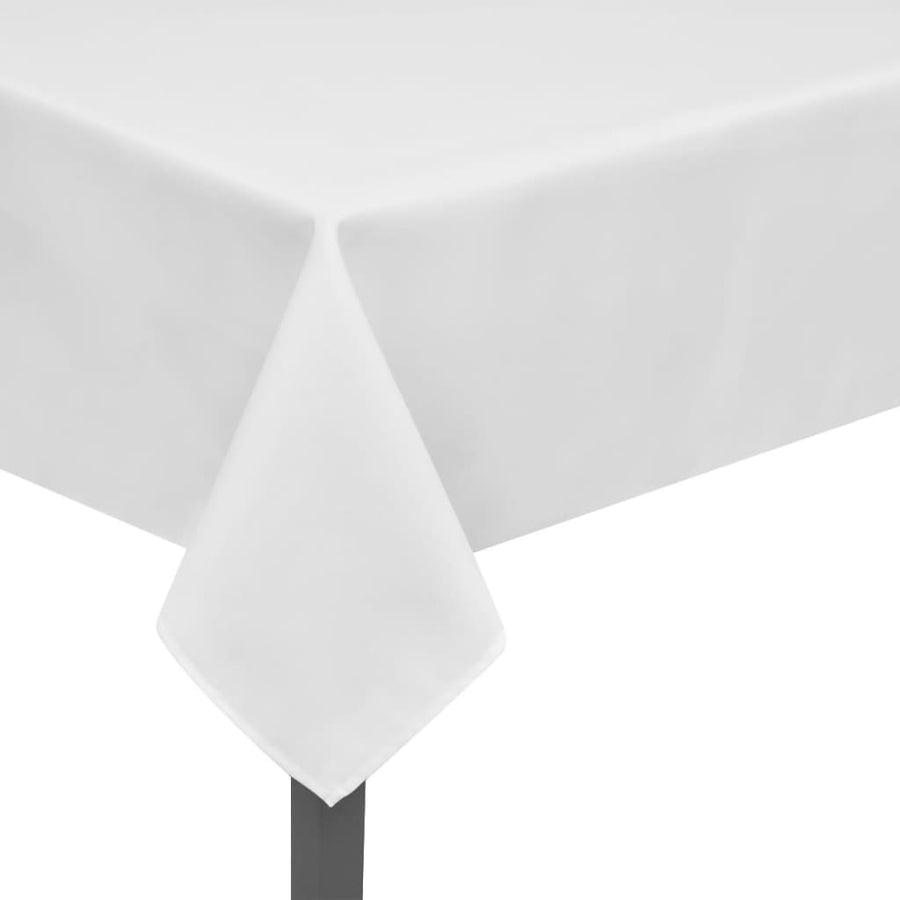 Tafelkleden Stuks 130 X 130 Cm Wit