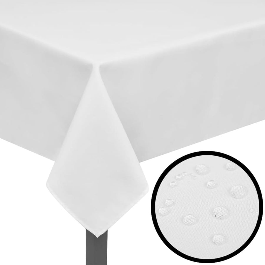 Tafelkleden Stuks 220 X 130 Cm Wit