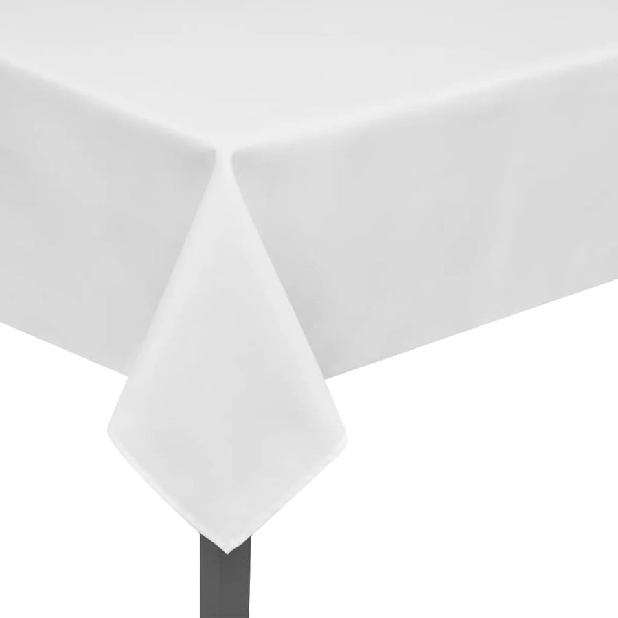 Tafelkleden Stuks 220 X 130 Cm Wit