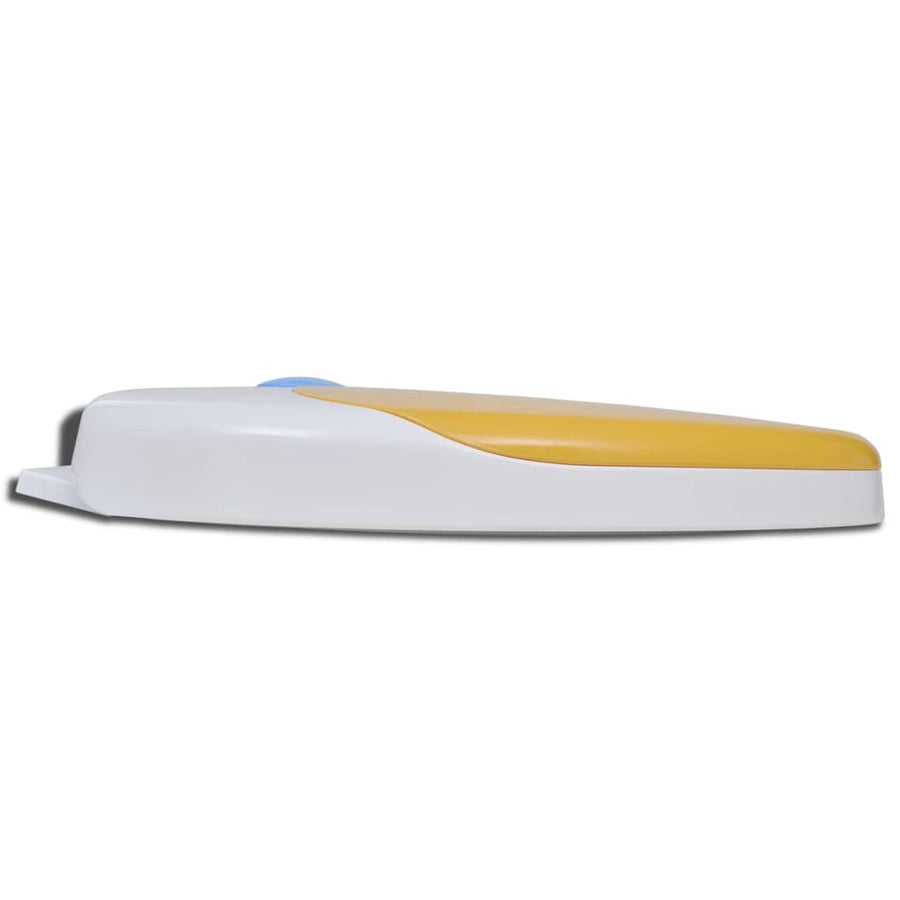 Toiletbril Voor Volwassenen/Kinderen Soft-Close Wit En Geel