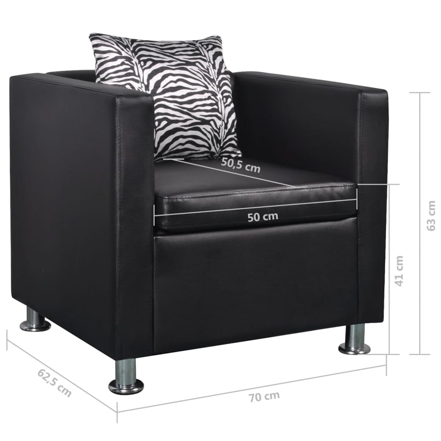 Fauteuil Kunstleer