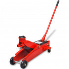 Vloerkrik hydraulisch laag profiel 3 ton rood