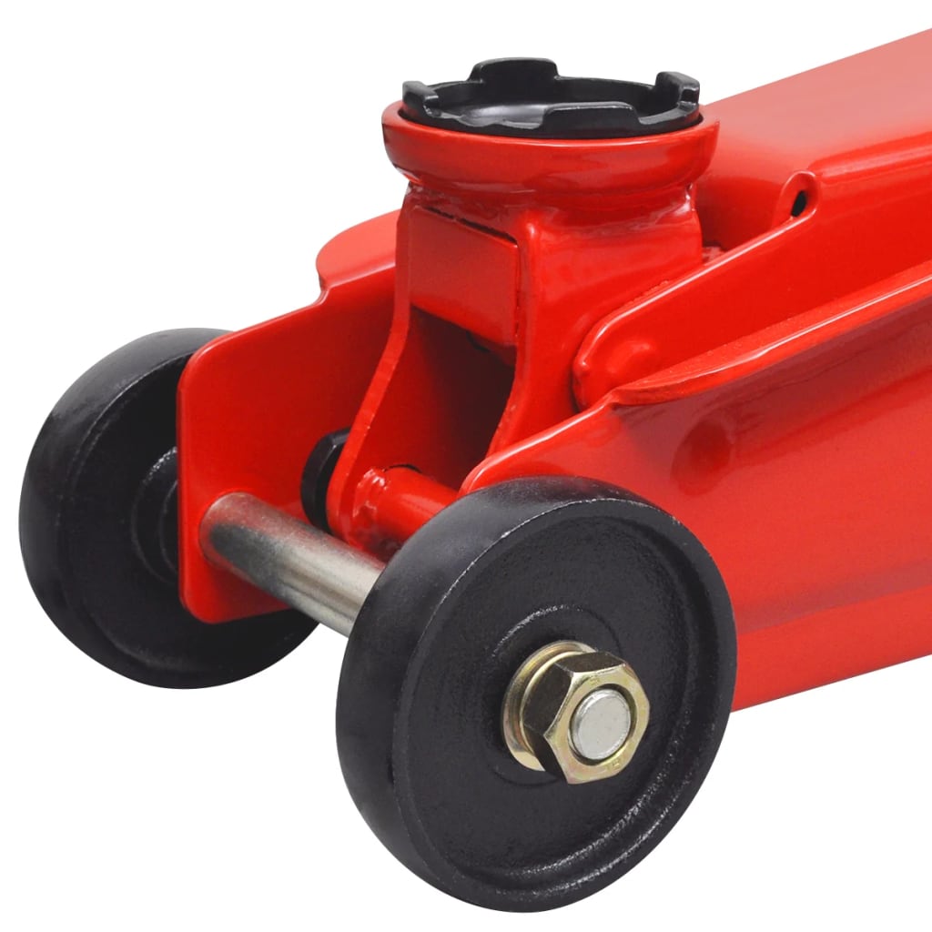 Hydraulische Vloerkrik Laag Profiel 3 Ton Rood