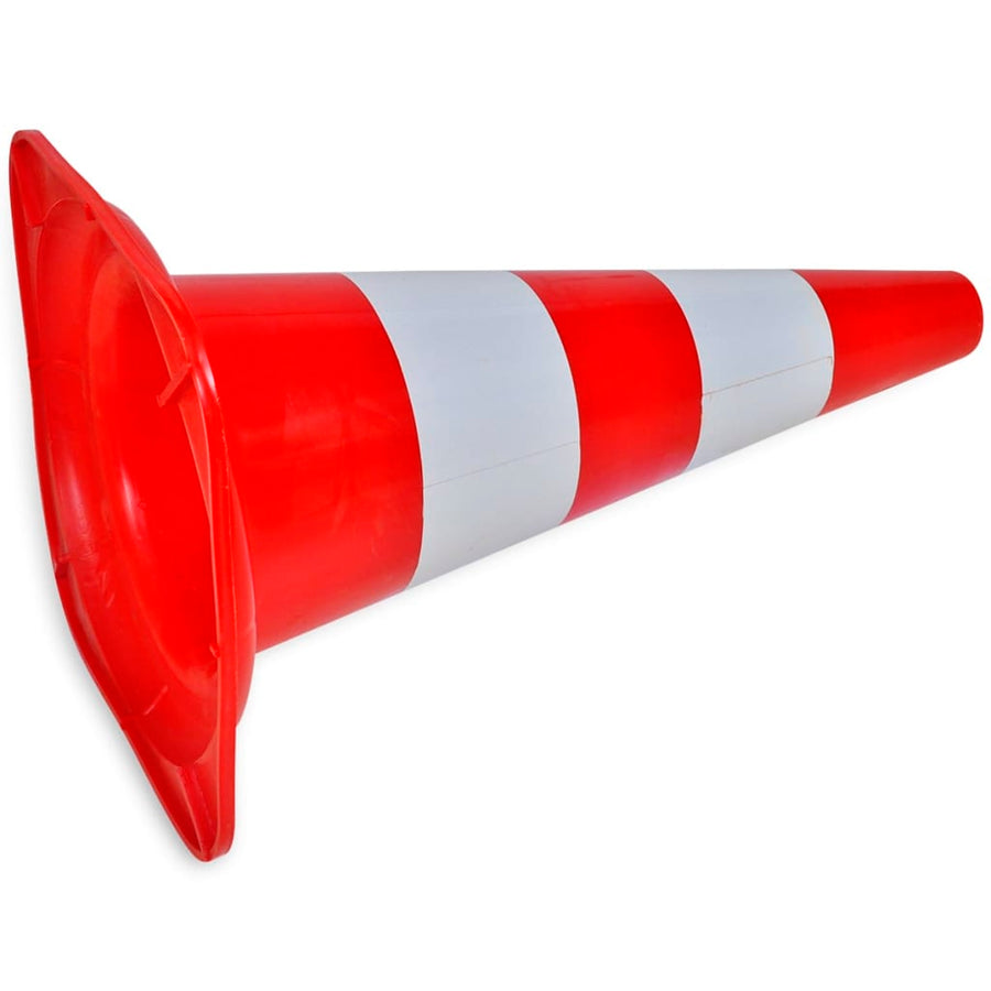 Verkeerskegel Reflecterend 50 Cm Rood En Wit St 10 Zonder ketting