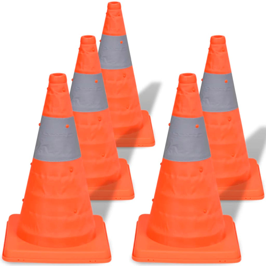 Verkeerskegel Uitvouwbaar 42 Cm Stuks 5