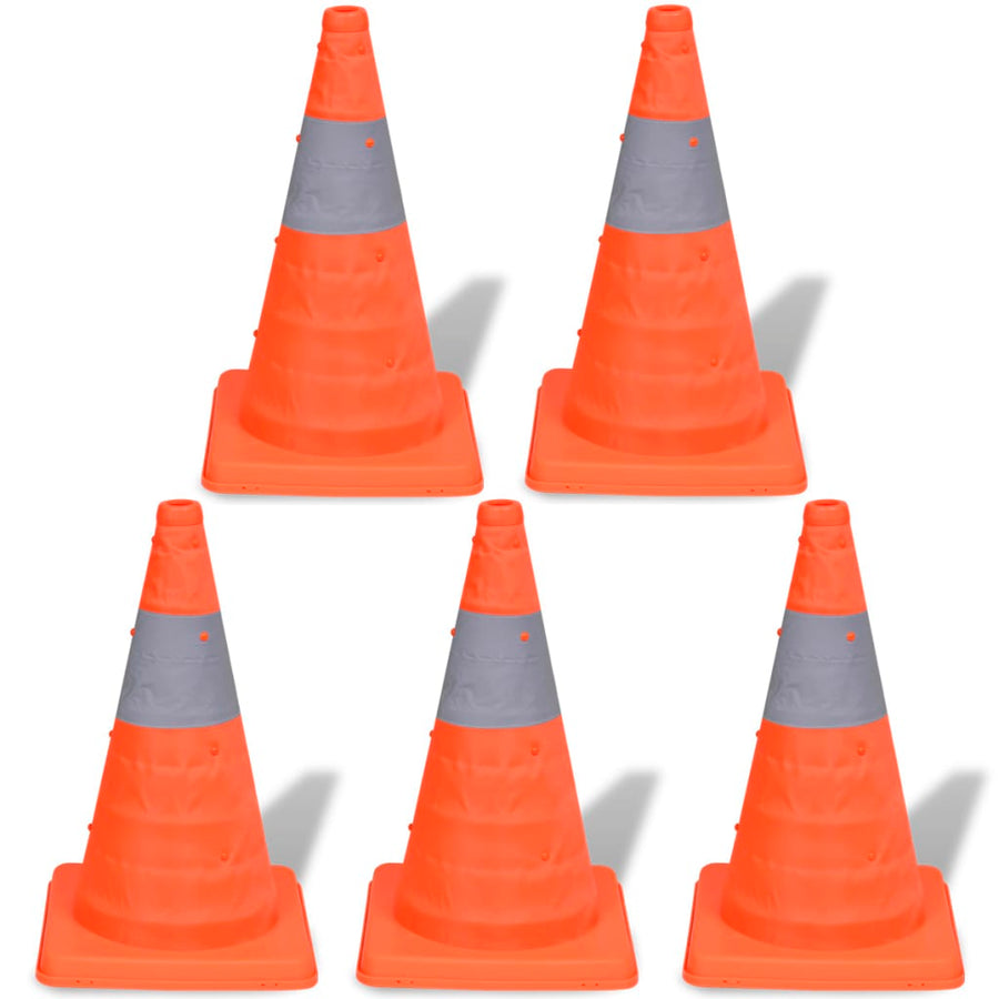 Verkeerskegel Uitvouwbaar 42 Cm Stuks 5