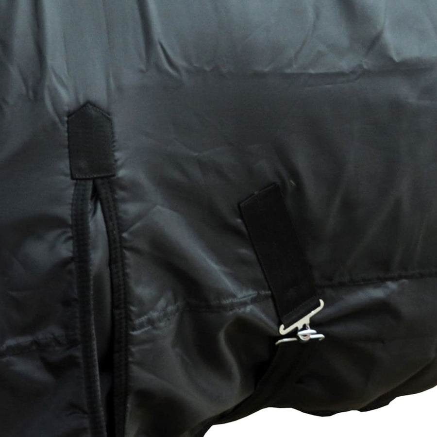Fleecedeken Dubbele Laag Met Kruissingels 125 Cm Blauw