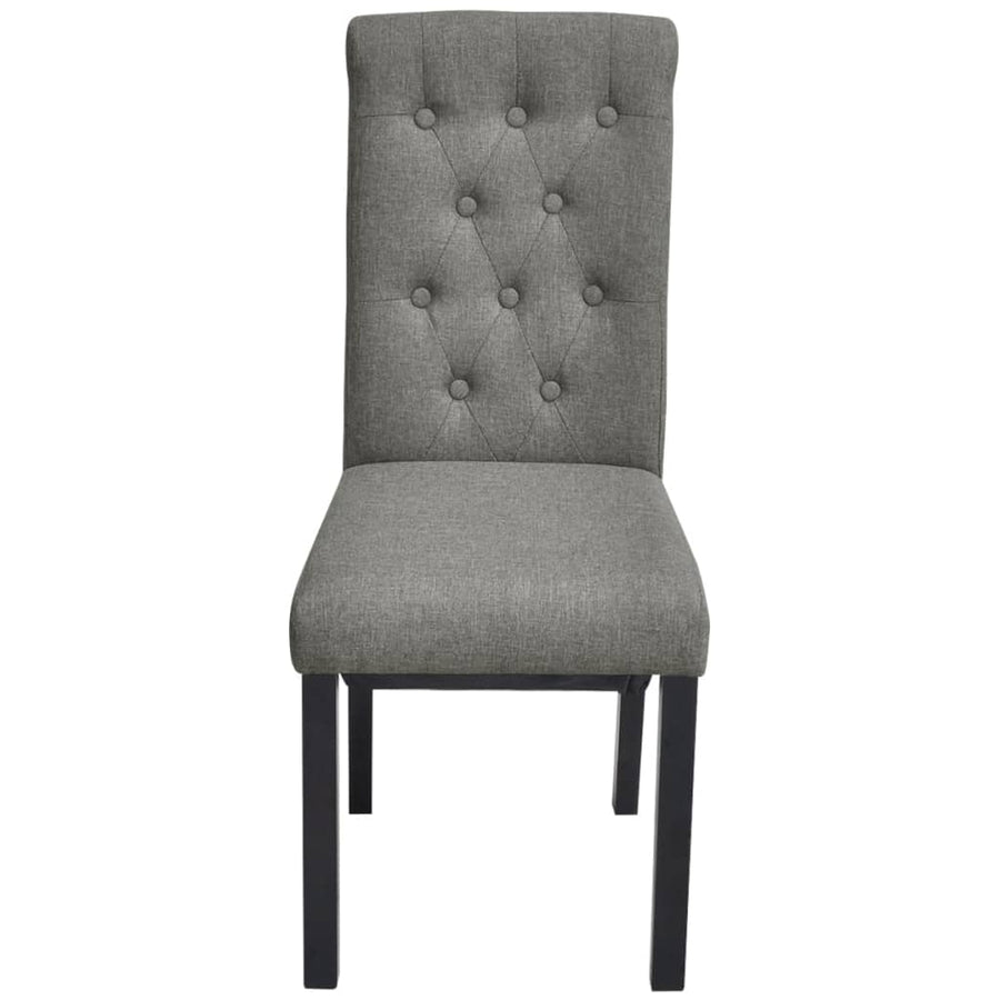 Eetkamerstoelen Stof 2 Lichtgrijs