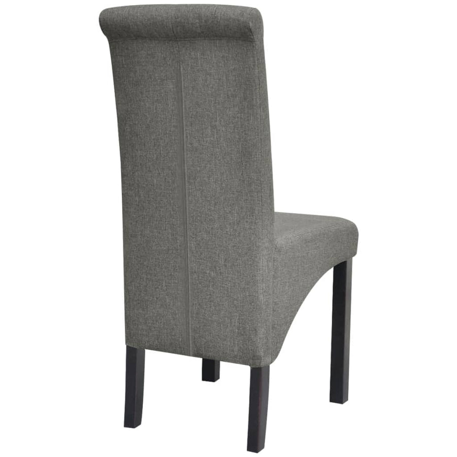 Eetkamerstoelen Stof 2 Lichtgrijs