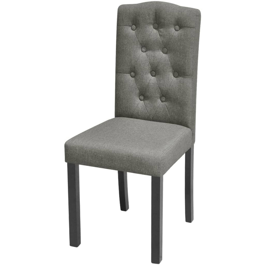 Eetkamerstoelen Stof 2 Grijs