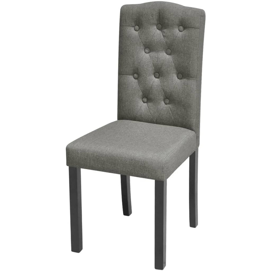 Eetkamerstoelen Stof 4 Grijs
