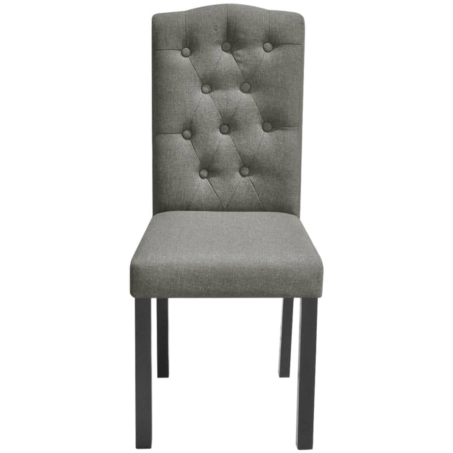 Eetkamerstoelen Stof 4 Grijs