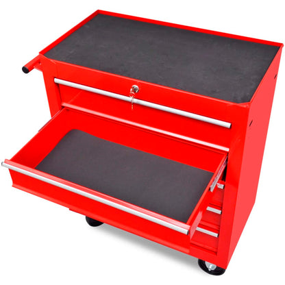 Gereedschapswagen Rood 5 lades
