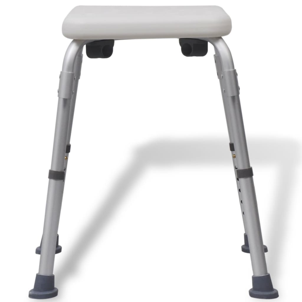 Douchestoel Aluminium Wit