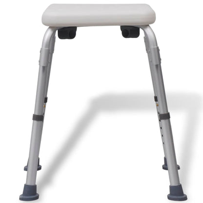 Douchestoel Aluminium Wit