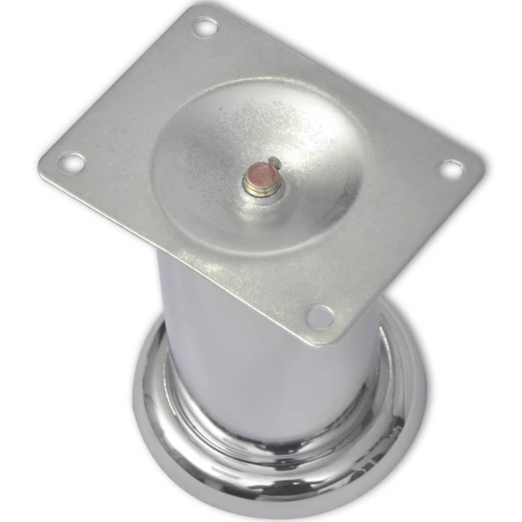 Bankpoten Rond Chroom St 60 mm