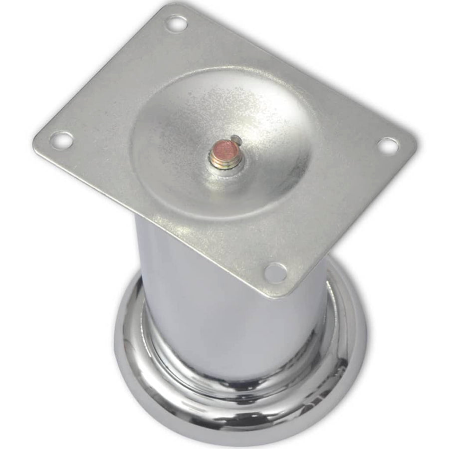 Bankpoten Rond Chroom St 60 mm