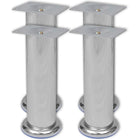 Bank legs round chrome 180 mm 4 pcs