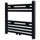 Radiator / towel rail straight 480x480 mm black