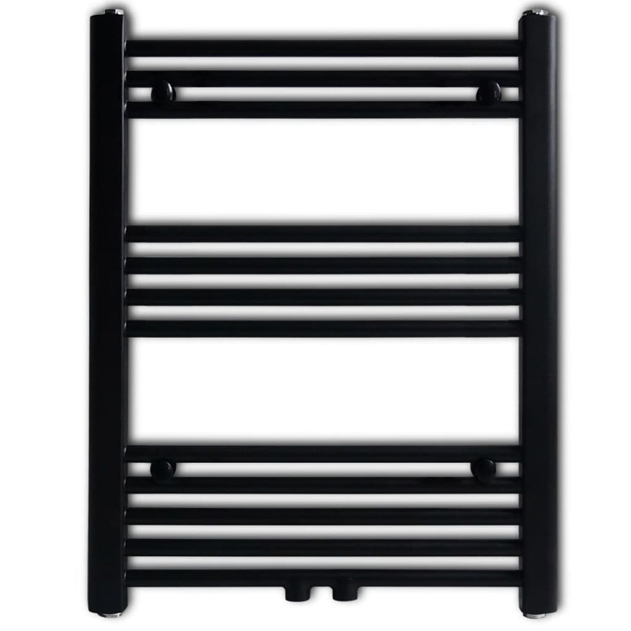 Radiator / Handdoekenrek Zwart 600 x 764 mm Recht