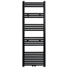 Radiator / Handdoekenrek Recht 500X1424 Mm Zwart 500 x 1424 mm