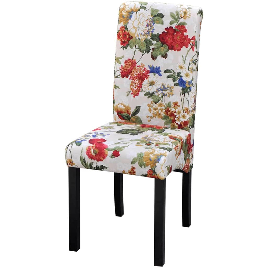 Eetkamerstoelen Stof Meerkleurig 2