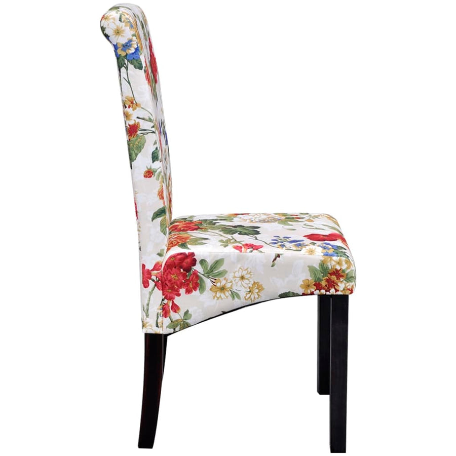 Eetkamerstoelen Stof Meerkleurig 2