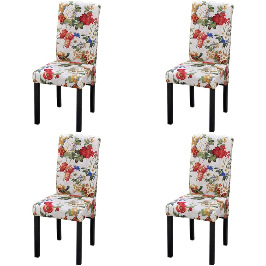Eetkamerstoelen Stof Meerkleurig 4
