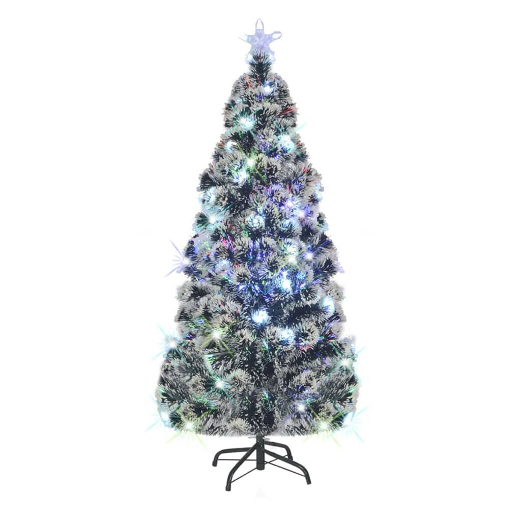 Kerstboom Met Led En Standaard 180 Cm Glasvezel 180 x 90 cm