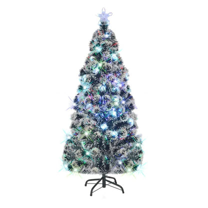 Kerstboom Met Led En Standaard 180 Cm Glasvezel 180 x 90 cm