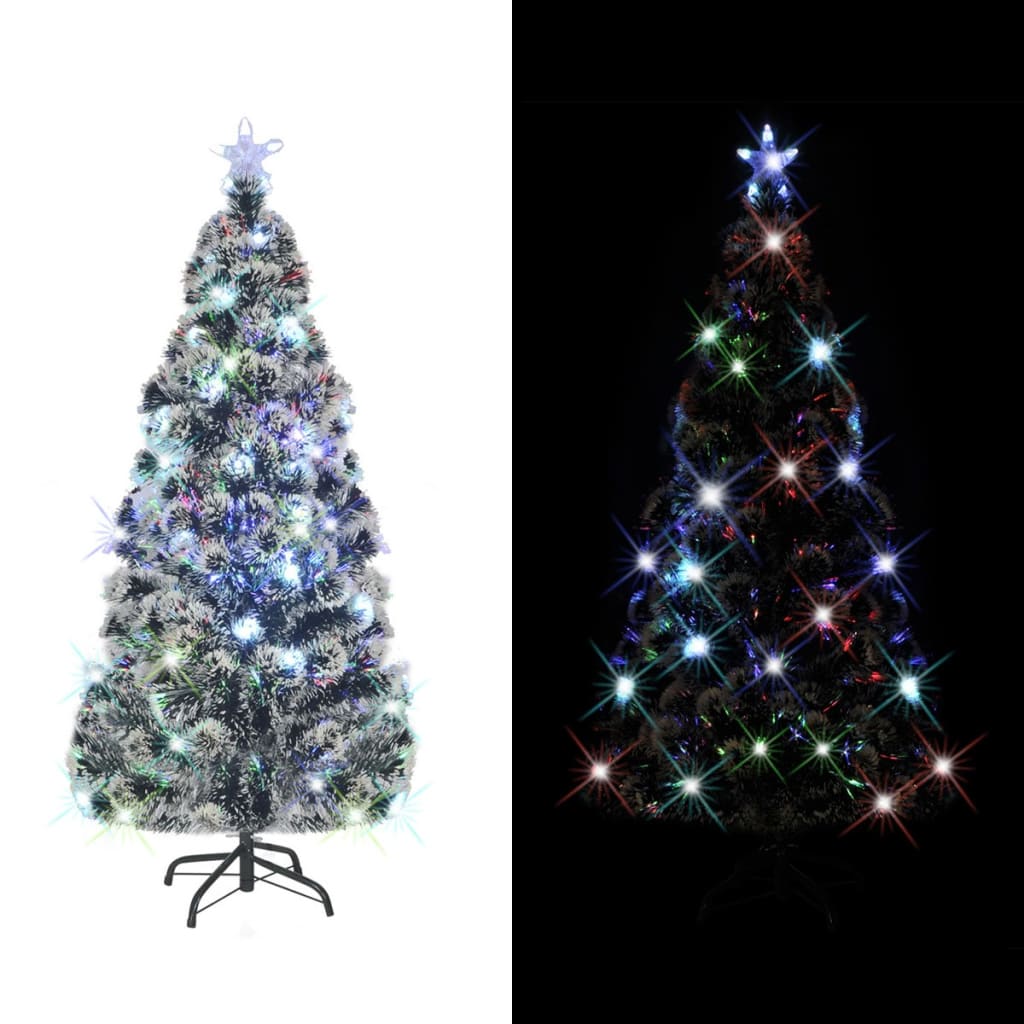 Kerstboom Met Led En Standaard 180 Cm Glasvezel 180 x 90 cm