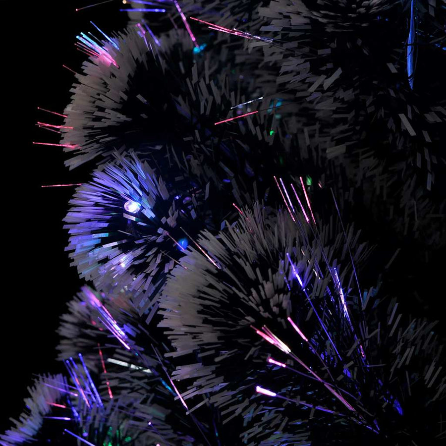 Kerstboom met LED en standaard 210 cm glasvezel