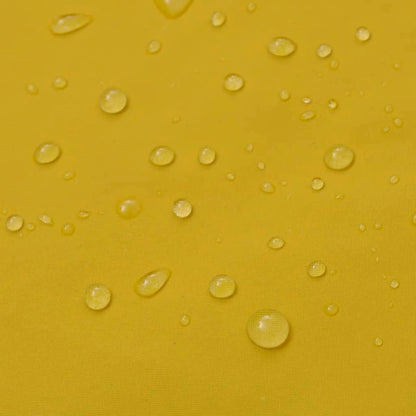 Lange Regenjas Waterbestendig Zeer Stevig Met Capuchon Geel Xxl