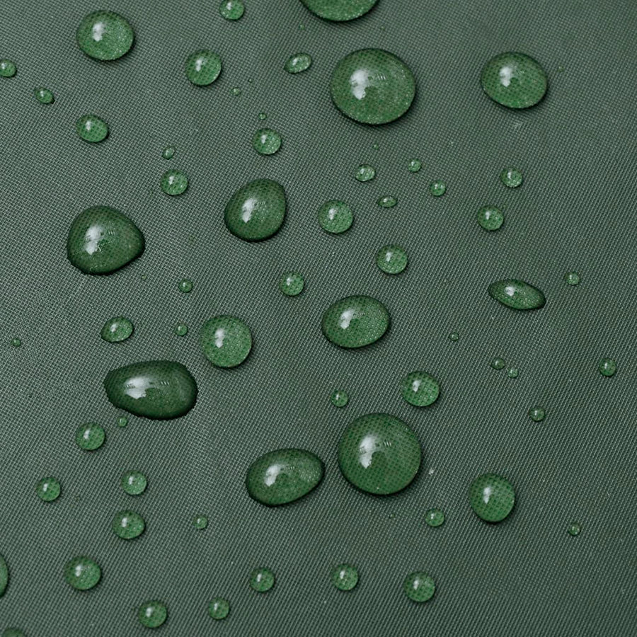Lange Regenjas Waterbestendig Zeer Stevig Met Capuchon Groen L