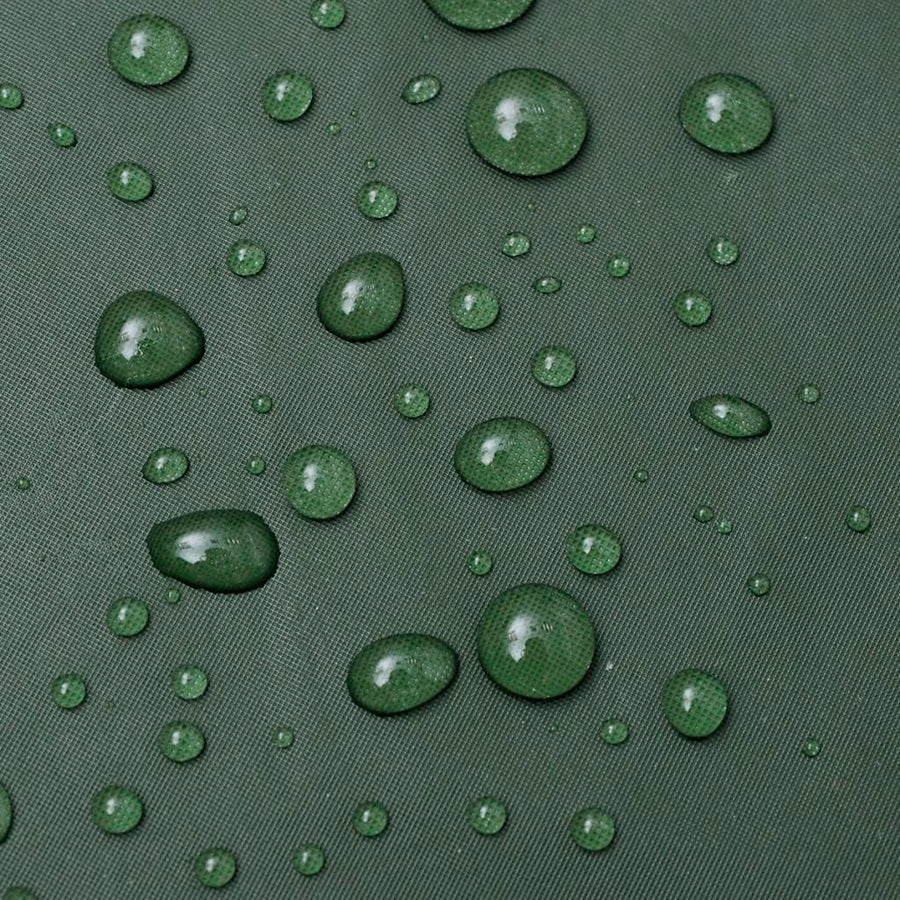 Lange Regenjas Waterbestendig Zeer Stevig Met Capuchon Groen Xl