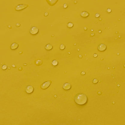 Tweedelig regenpak waterbestendig met capuchon geel XXL