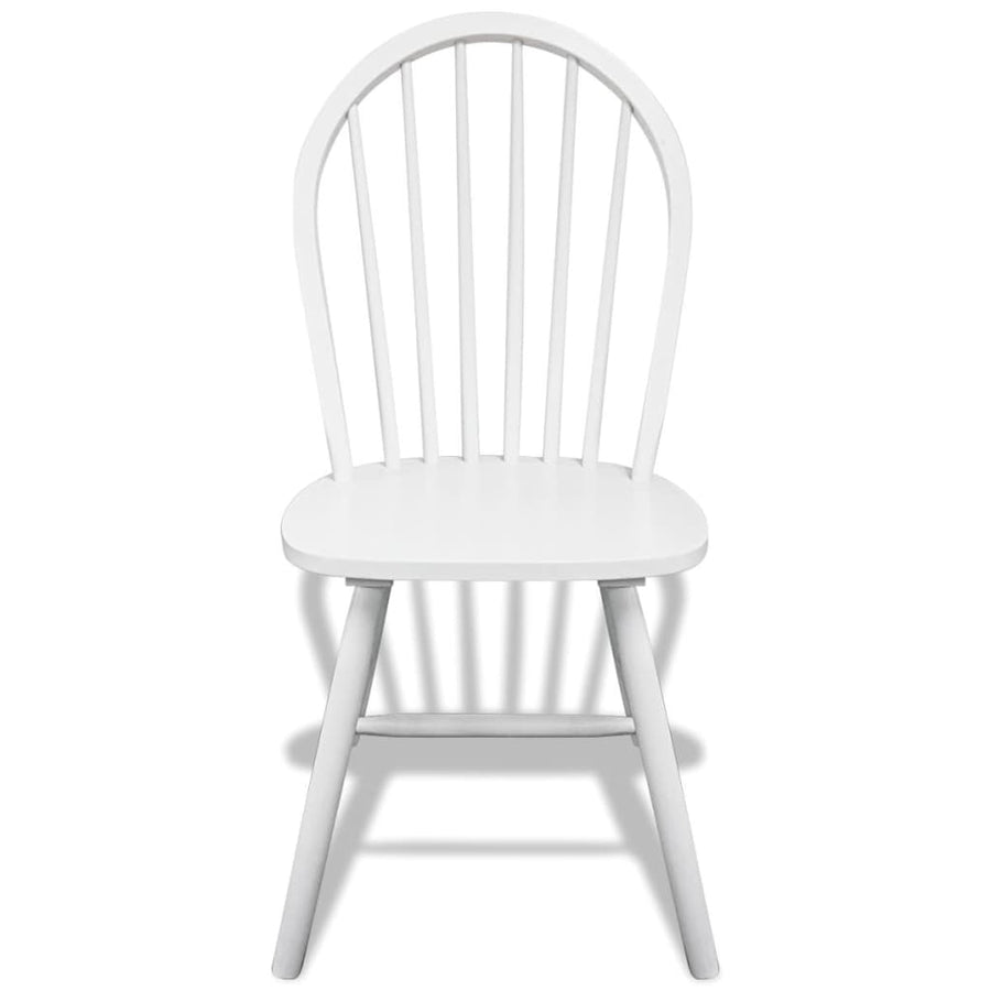 Eetkamerstoelen Massief Rubberwood 6