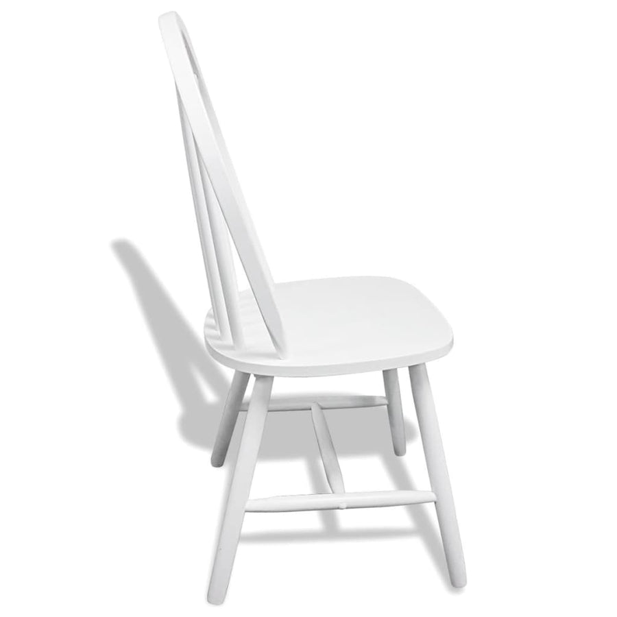 Eetkamerstoelen Massief Rubberwood 6