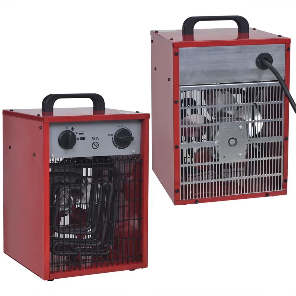 Industriële Ventilatorkachel Draagbaar 5 Kw 200 M³/U