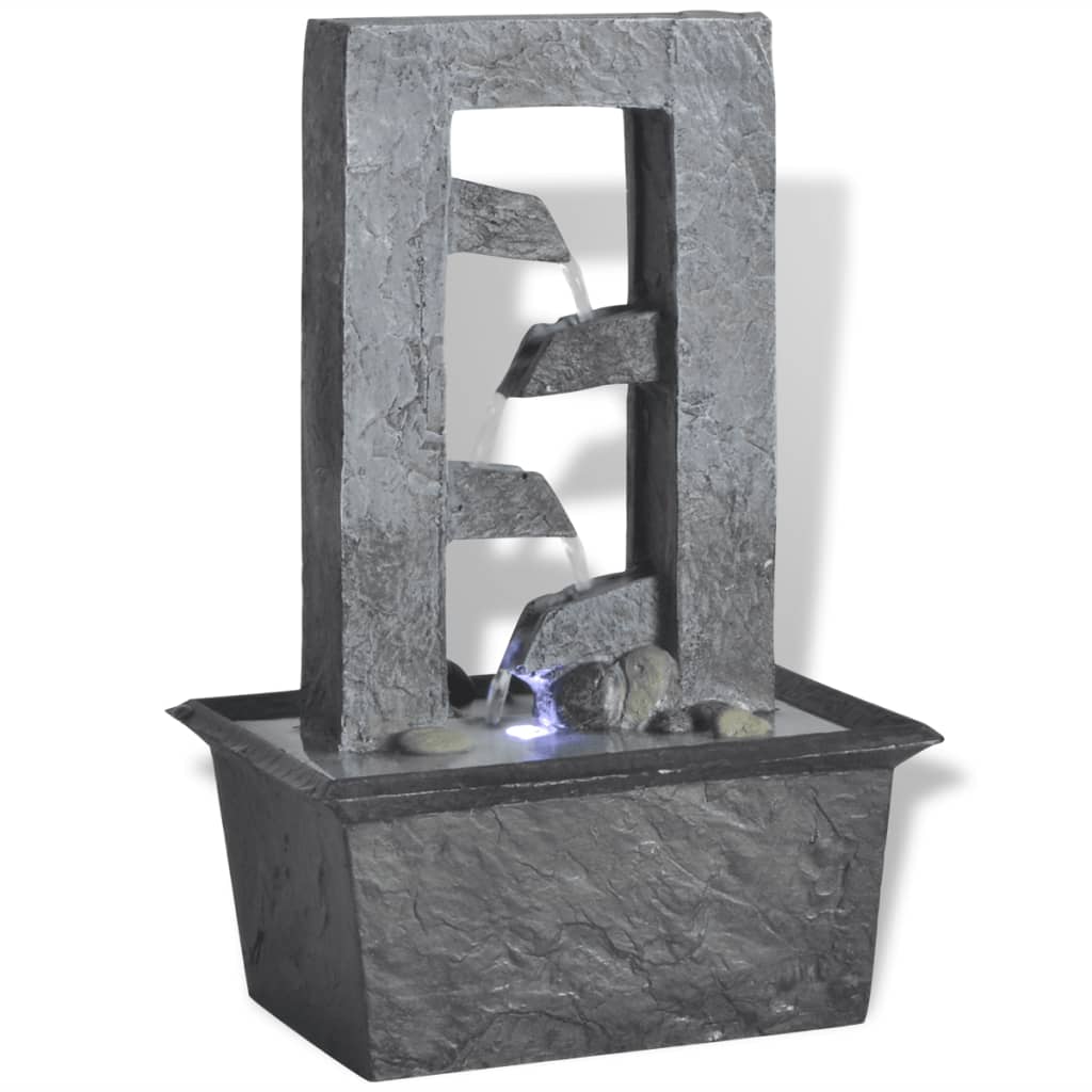 Binnenfontein Met Led-Licht Polyresin