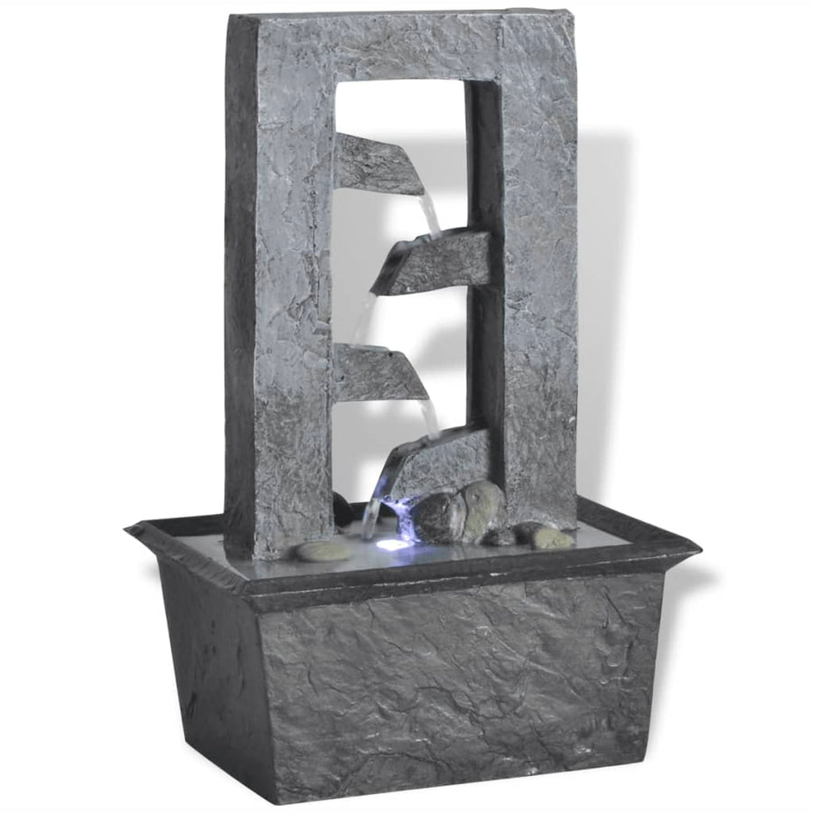 Binnenfontein Met Led-Licht Polyresin