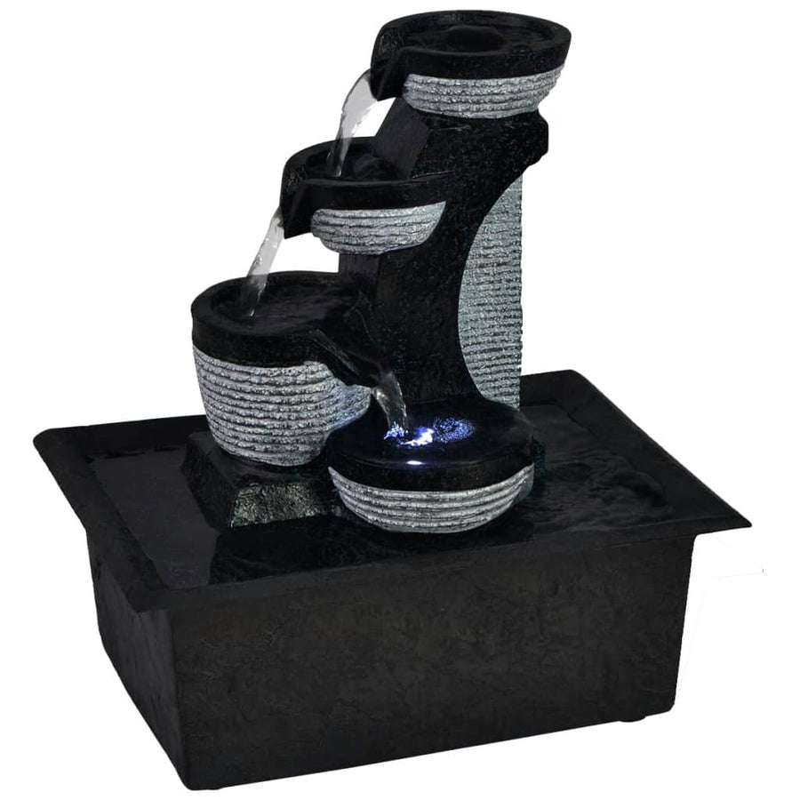 Binnenfontein Met Led-Verlichting Polyresin