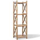 Rek 4-laags bamboe 117 cm