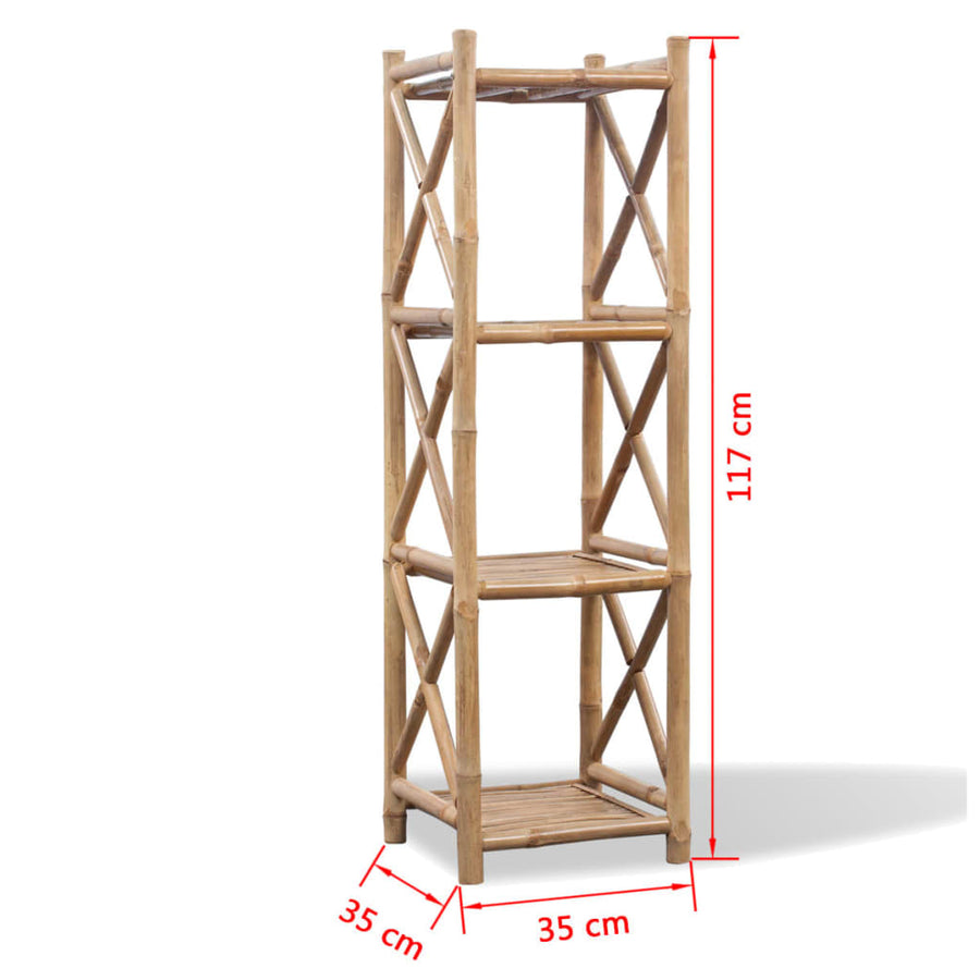Rek Bamboe Vier Lagen 117 cm